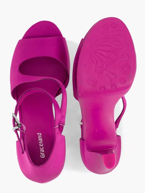 Roze Pump Satijn