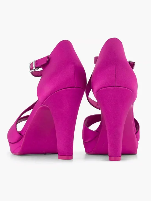 Roze Pump Satijn