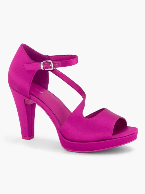 Roze Pump Satijn
