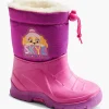 Roze Regenlaars Paw Patrol Gevoerd