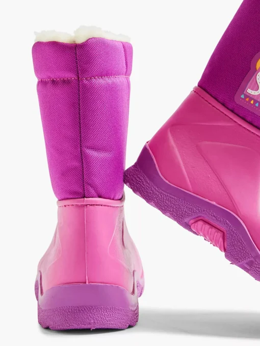 Roze Regenlaars Paw Patrol Gevoerd