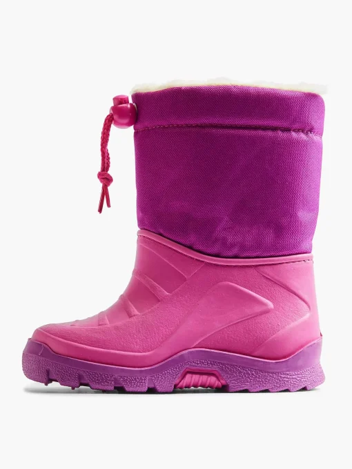 Roze Regenlaars Paw Patrol Gevoerd