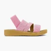 Roze Sandaal Steentjes