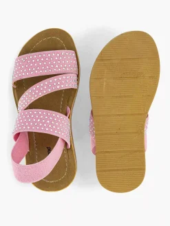 Roze Sandaal Steentjes