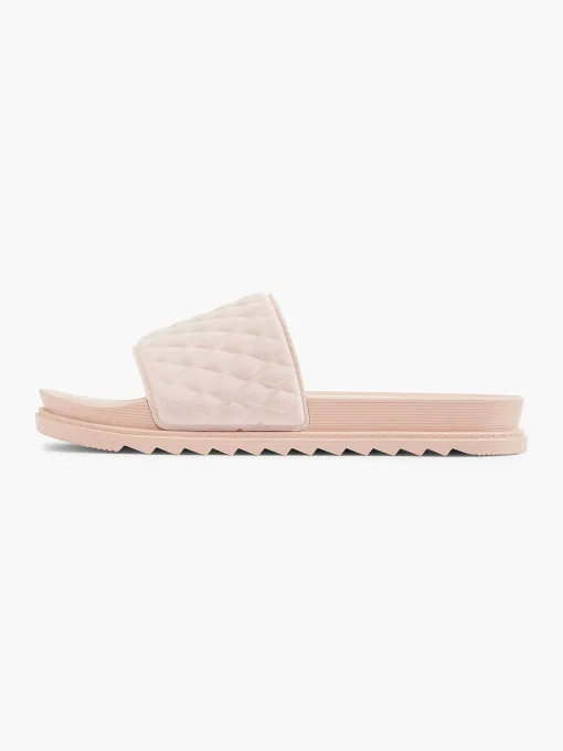 Roze Slipper Doorgestikt