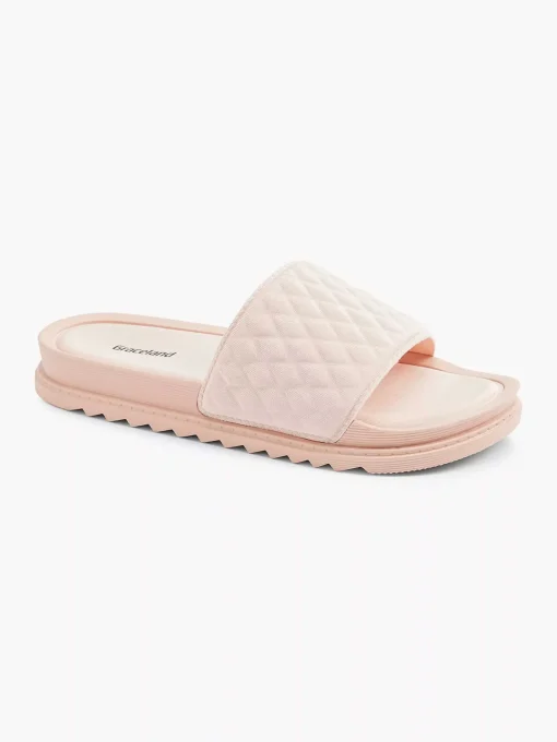 Roze Slipper Doorgestikt