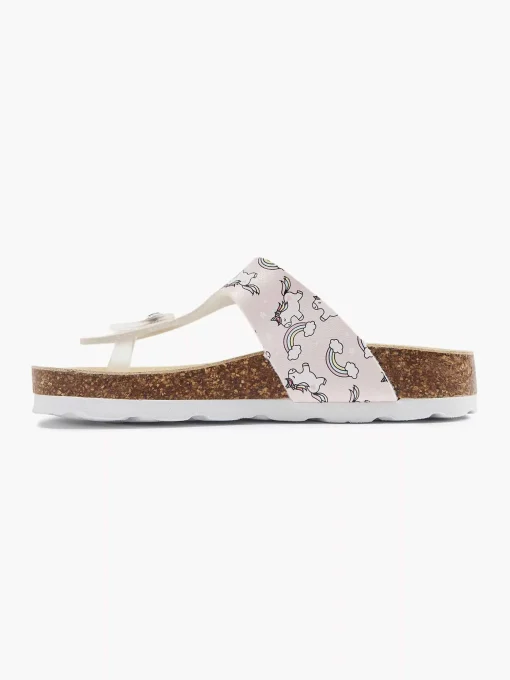 Roze Teenslipper Elastiek