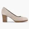 Taupe Beige Comfort Pump