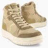 Taupe Hoge Sneaker