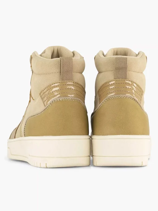 Taupe Hoge Sneaker