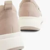 Taupe Leren Comfort Instapper