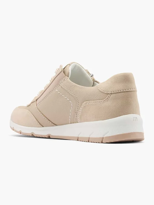 Taupe Leren Sneaker