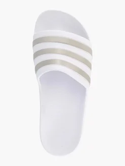 Witte Adilette Aqua