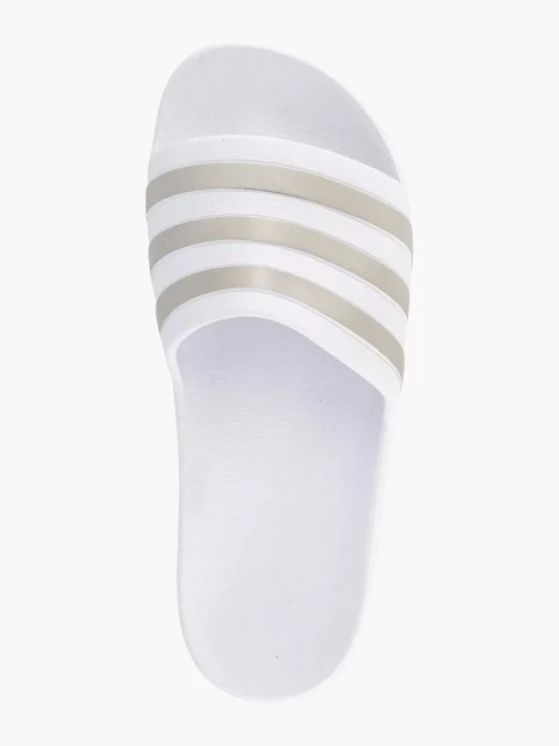 Witte Adilette Aqua