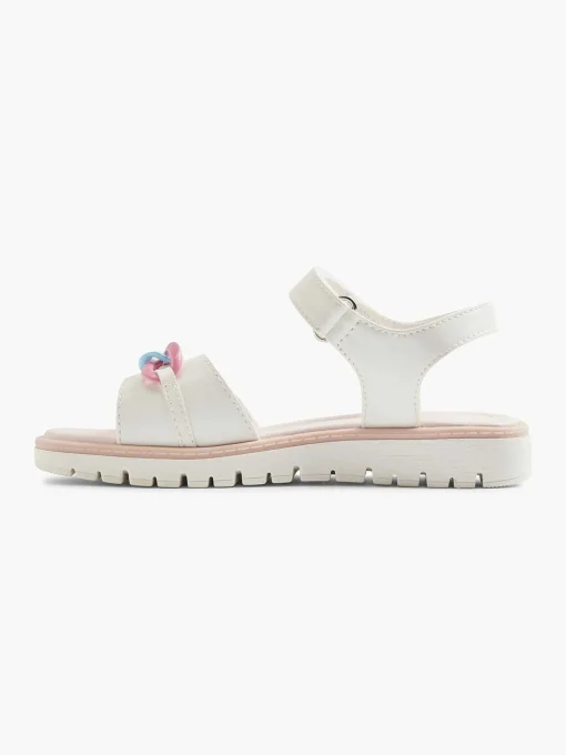 Witte Chunky Sandaal Sierketting