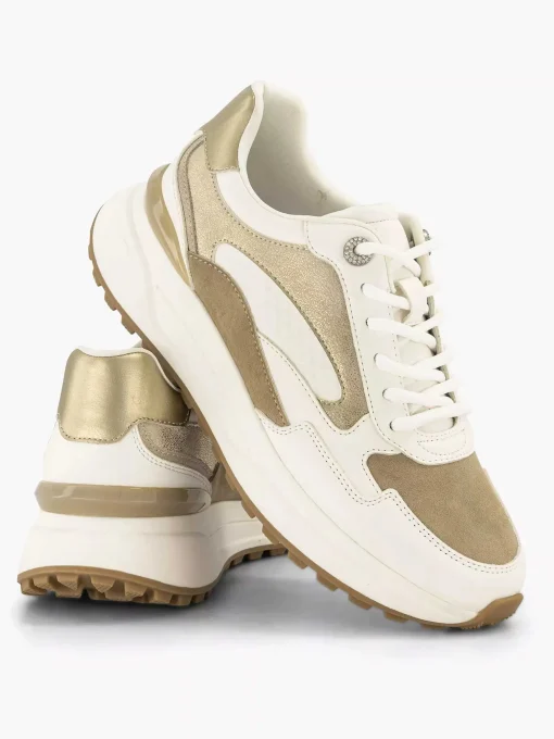 Witte Chunky Sneaker Glitter