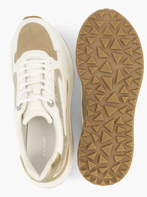 Witte Chunky Sneaker Glitter