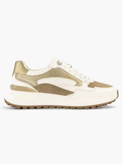Witte Chunky Sneaker Glitter