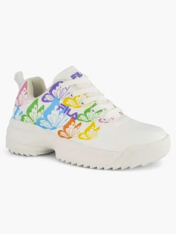 Witte Chunky Sneaker Vlinders