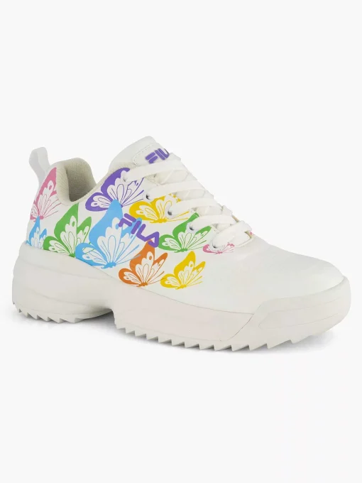 Witte Chunky Sneaker Vlinders