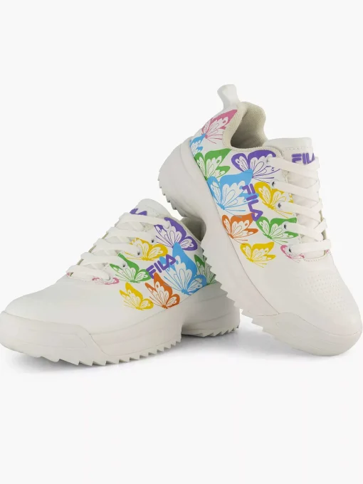 Witte Chunky Sneaker Vlinders