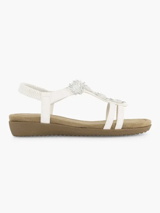 Witte Comfort Sandaal