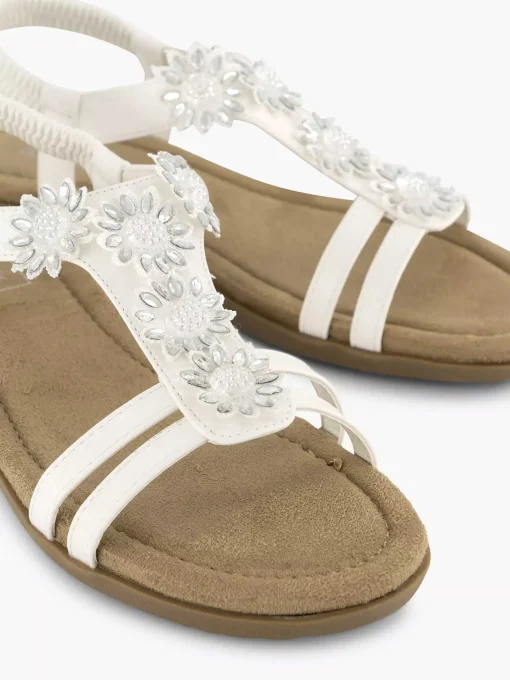 Witte Comfort Sandaal