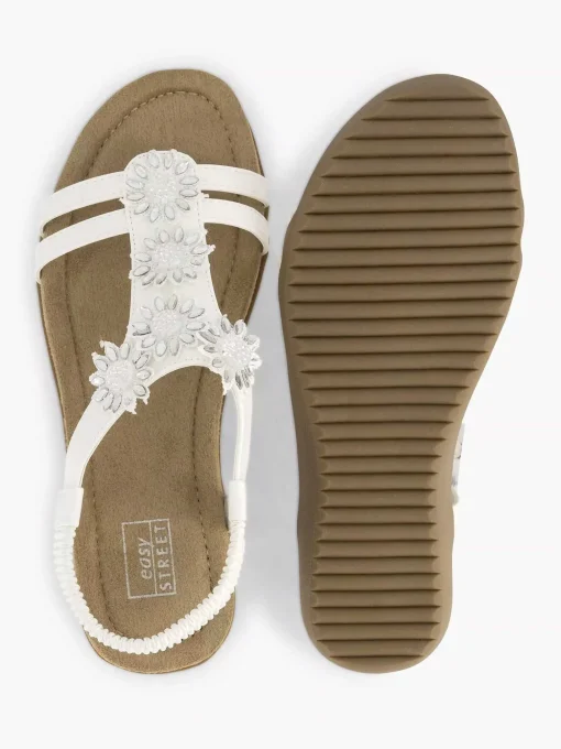 Witte Comfort Sandaal