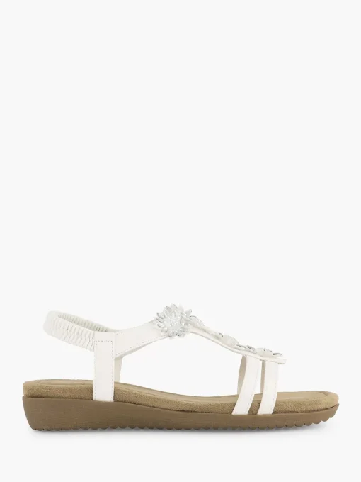 Witte Comfort Sandaal