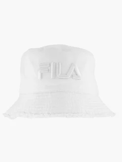 Witte Fila Bucket Hat Mit