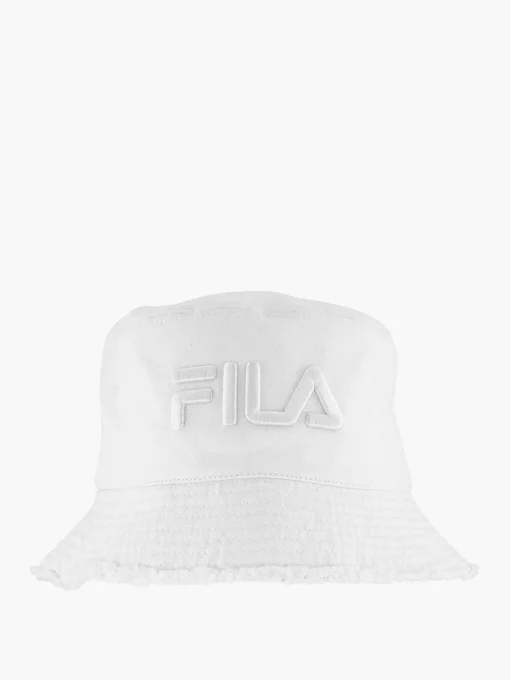 Witte Fila Bucket Hat Mit