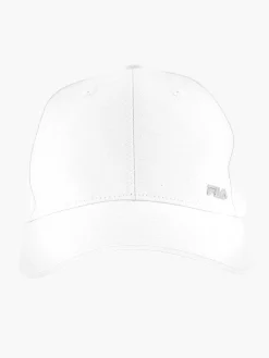 Witte Fila Metall Charm Cap