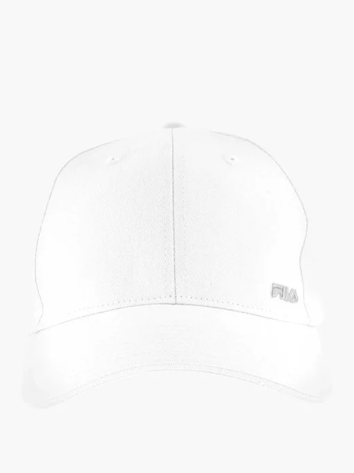 Witte Fila Metall Charm Cap