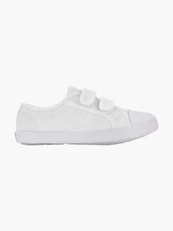 Witte Gymschoen Klittenband