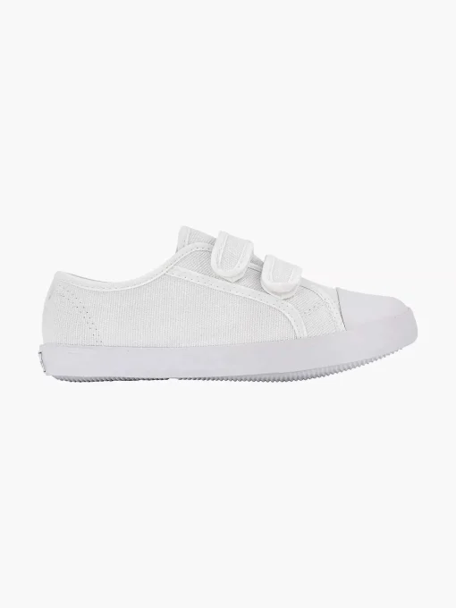 Witte Gymschoen Klittenband
