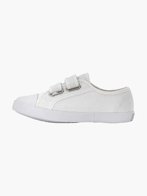 Witte Gymschoen Klittenband