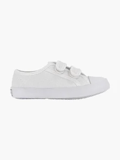 Witte Gymschoen Klittenband
