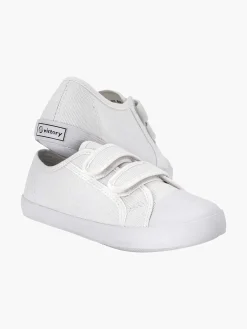 Witte Gymschoen Klittenband