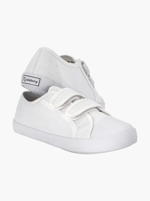 Witte Gymschoen Klittenband
