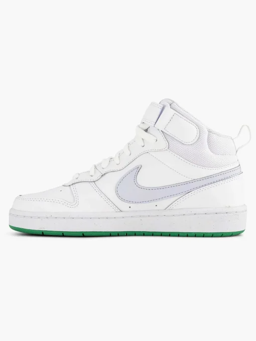 Witte Hoge Sneaker Court Borough Mid 2