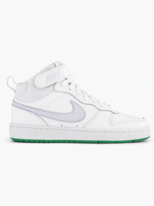 Witte Hoge Sneaker Court Borough Mid 2