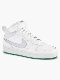 Witte Hoge Sneaker Court Borough Mid 2