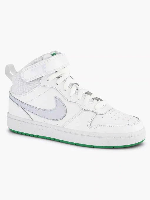 Witte Hoge Sneaker Court Borough Mid 2