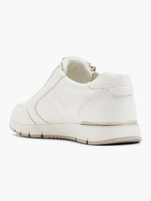 Witte Leren Comfort Sneaker