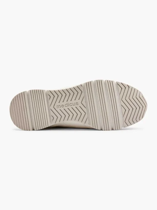 Witte Leren Comfort Sneaker