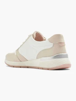 Witte Leren Comfort Sneaker