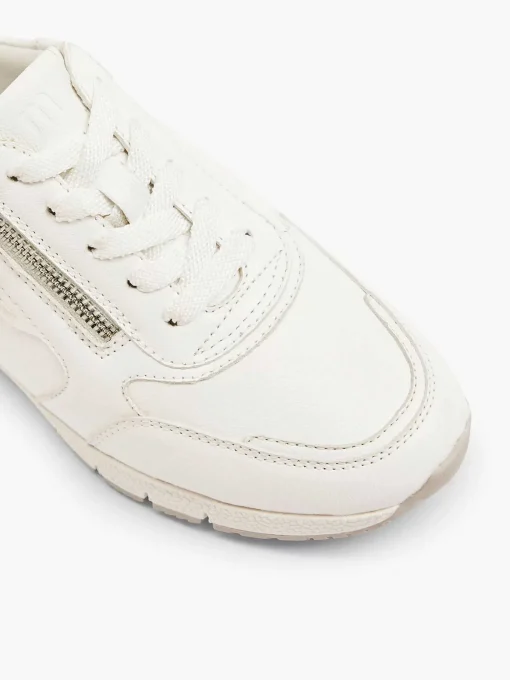 Witte Leren Comfort Sneaker