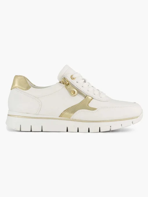 Witte Leren Comfort Sneaker