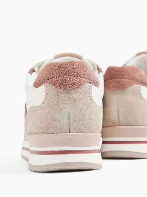 Witte Leren Comfort Sneaker