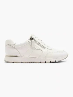Witte Leren Comfort Sneaker